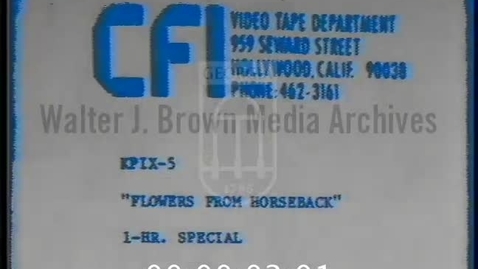 Thumbnail for Flowers From Horseback | 1 of 1 | 76007prt