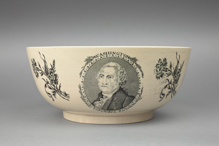 Figure 1. Ceramic bowl with the image of George Washington. Photo Credit: Shakespeare Birthplace Trust. Figure 1. Ceramic bowl with the image of George Washington. Photo Credit: Shakespeare Birthplace Trust.