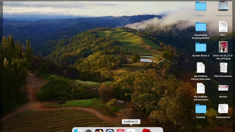 Thumbnail for No Workspace in EndNote for Mac