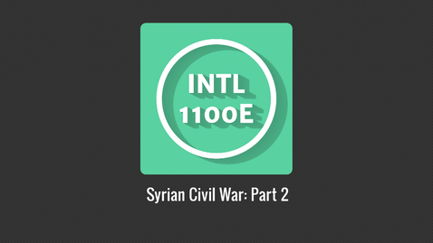 Thumbnail for entry INTL1100E_Syrian Civil War P2