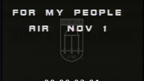 Thumbnail for Harambee (Television program : WTOP). [1975-11-01], For My People | 1 of 1 | 75002pst