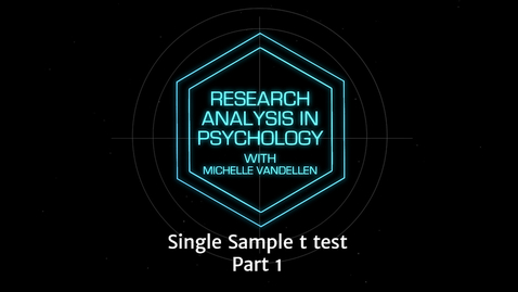 Thumbnail for Lightboard: T Single sample t test part 1