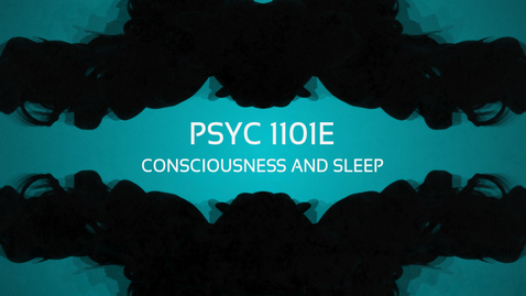 Thumbnail for entry Consciousness and Sleep