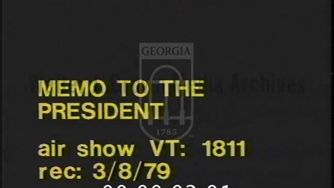 Thumbnail for entry Memo to the President | 1 of 1 | 79031pst