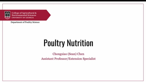 Thumbnail for Digestive Tract of Poultry