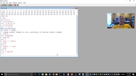 Thumbnail for Introduction to R - Part 2 (Scripts and RStudio)