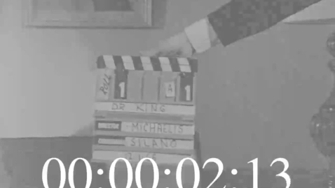 Thumbnail for MLK and Arnold Michaelis interview raw footage reel 1 (michaelis_1526)