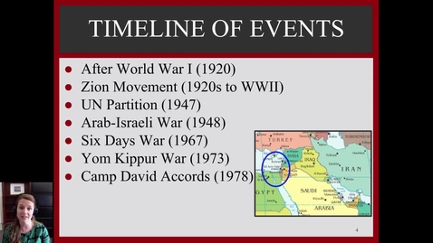 Thumbnail for 9 2 3 Video - The Israeli Palestinian Conflict