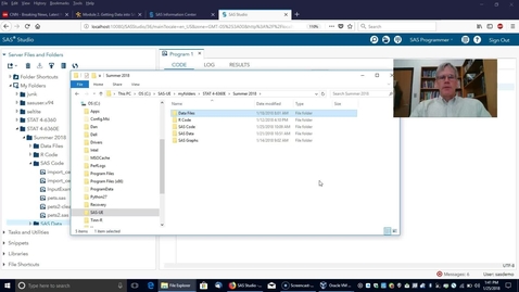 Thumbnail for Using Import Data Tool in SAS Studio-CSV Files