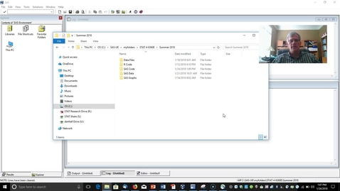 Thumbnail for Using Import Wizard in SAS for Windows for Excel Files
