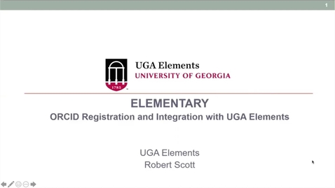 Thumbnail for Elementary-ORCID&amp;Elements