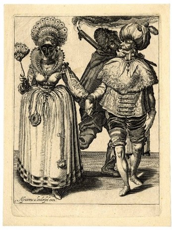 Figure 2. Plate 6, The Masquerades, after Jacques de Gheyn II, ca. 1595