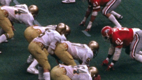 Thumbnail for entry 1980 Sugar Bowl - UGA vs. Notre Dame - 1st half [athdept_0060]