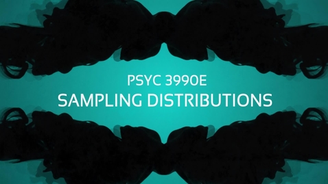 Thumbnail for Lecture: Sampling Distribution