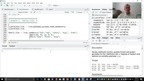 Thumbnail for Data Structures in R - Part 4, Lists.mp4