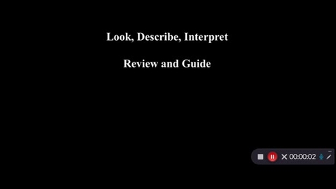 Thumbnail for Look, Describe, Interpret