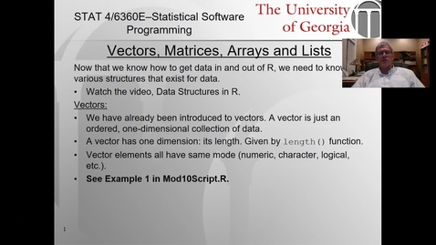 Thumbnail for Data Structures in R - Part 1, Vectors