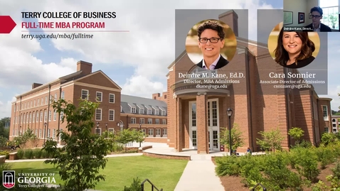 Thumbnail for entry Full-Time MBA Program Overview