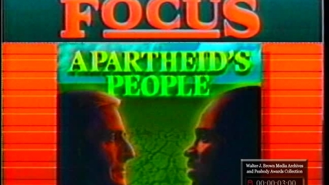 Thumbnail for entry The MacNeil/Lehrer Newshour, Apartheid's People | Part 1 of 2 | 85084nwt-1