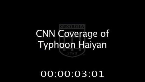 Thumbnail for entry CNN Coverage of Typhoon Haiyan | 1 of 1 | 2013220nwt