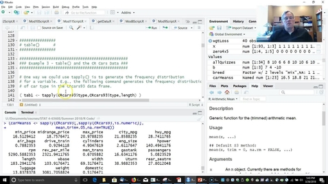 Thumbnail for Creating Frequency Tables in R