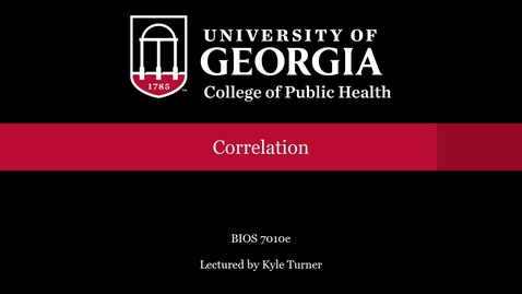 Thumbnail for BIOS 7010 Correlation.mp4