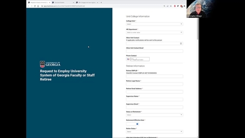 Thumbnail for Rehiring a Retiree: Submitting a Request