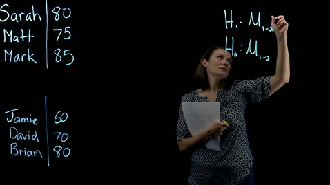 Thumbnail for Lightboard: Independent Samples Example