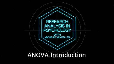 Thumbnail for entry Lightboard: ANOVA Introduction