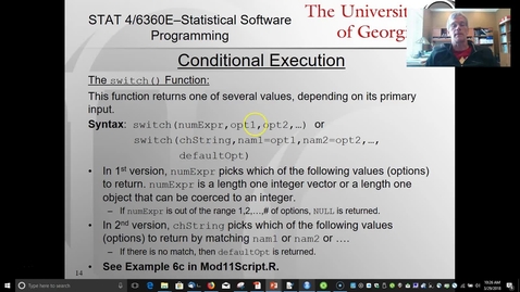 Thumbnail for Conditional Execution - Part 3 (The switch() Function).mp4