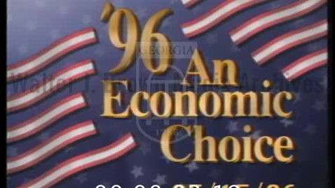 Thumbnail for Nightly Business Report: 1996 Campaign Coverage | 2  of 2 | 96059nwt-2-arch