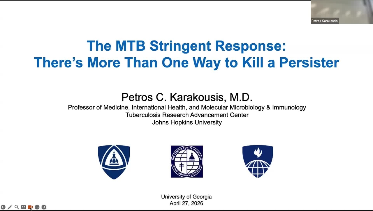 Dr. Petros Karakousis (April 27)