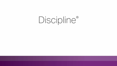 Thumbnail for entry Discipline | CliftonStrengths Theme Definition