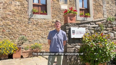 Thumbnail for UGA Cortona Experience - Ciao a tutti! - Chris Robinson