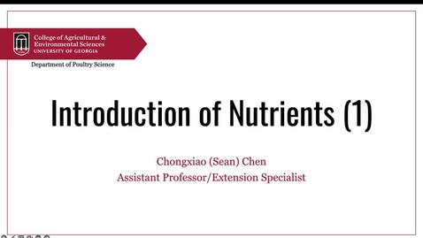 Thumbnail for Nutrients Part 1