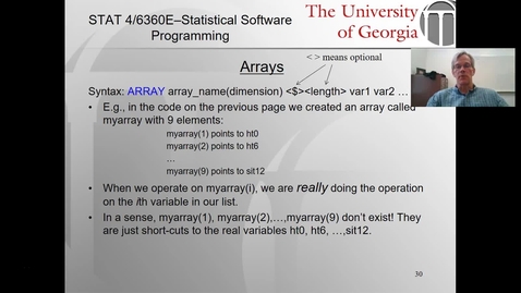 Thumbnail for Arrays and Indexed DO-END Groups