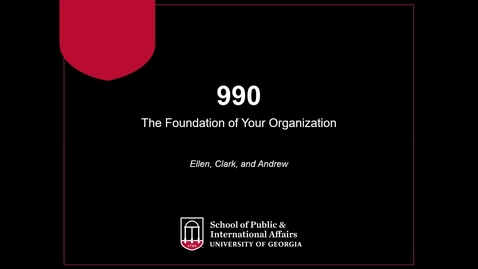 Thumbnail for Understanding and Using the Form 990