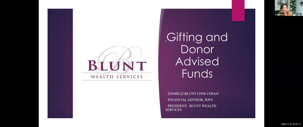 Charitable Giving Donor Advised Funds