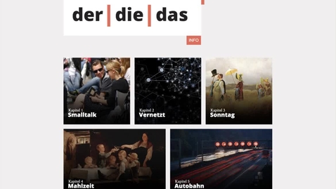 Thumbnail for Finding material within chapters in der | die | das