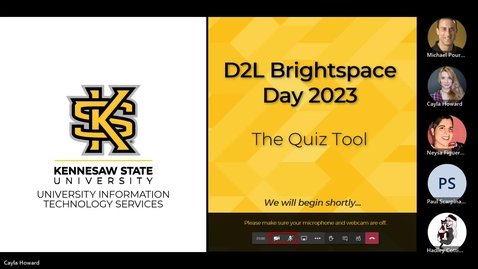 Thumbnail for entry D2L Day 2023 - Quizzes