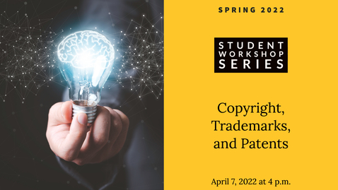 Thumbnail for Copyright, Trademarks, and Patents