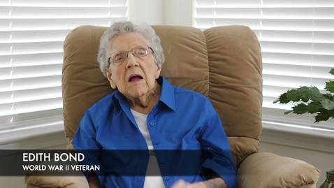 Thumbnail for Edith Bond: Joining the Navy