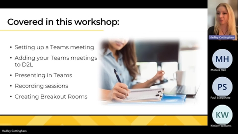 Thumbnail for D2L Day 2023 - MS Teams for Online Synchronous Teaching