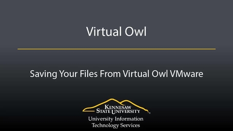 Thumbnail for VirtualOwl_Saving_Your_Files_From_Virtual_Owl