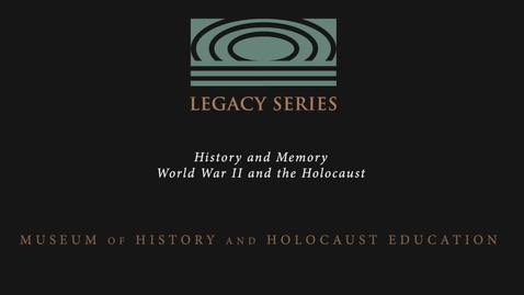 Thumbnail for entry Edward Francell: Holocaust Memory