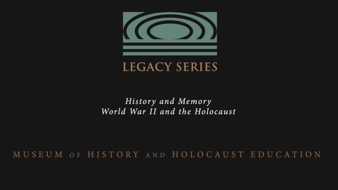 Thumbnail for Edward Francell: Holocaust Memory
