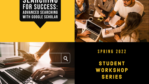 Thumbnail for Searching for Success: Advanced Searching with Google Scholar