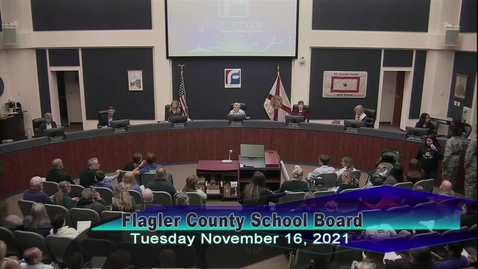 Thumbnail for entry School Board Meeting - November 16th, 2021