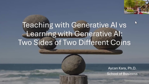 Thumbnail for Teaching with Generative AI versus Learning with Generative AI: Two Sides of Two Different Coins