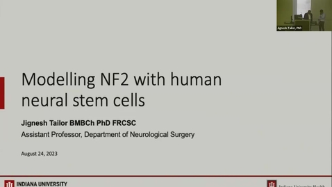 Thumbnail for SNRI Seminar Series: Jignesh Tailor, PhD | August 24, 2023 | Membership Seminar